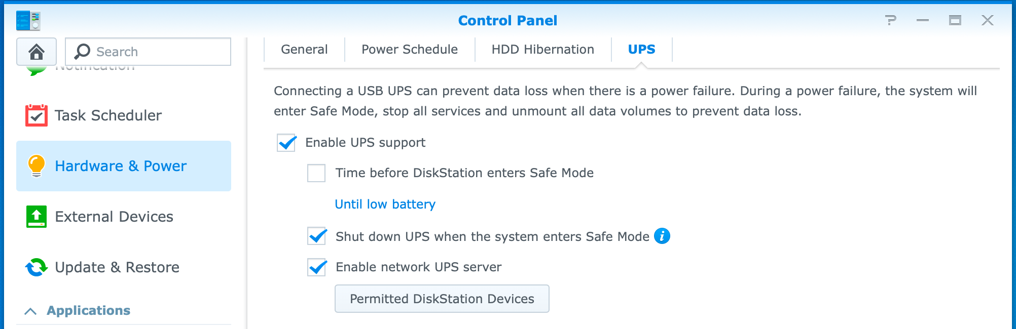 Launching and Shutting Down Your Synology NAS