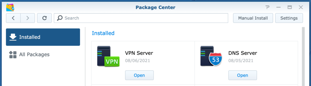 synology, package center, dsm6