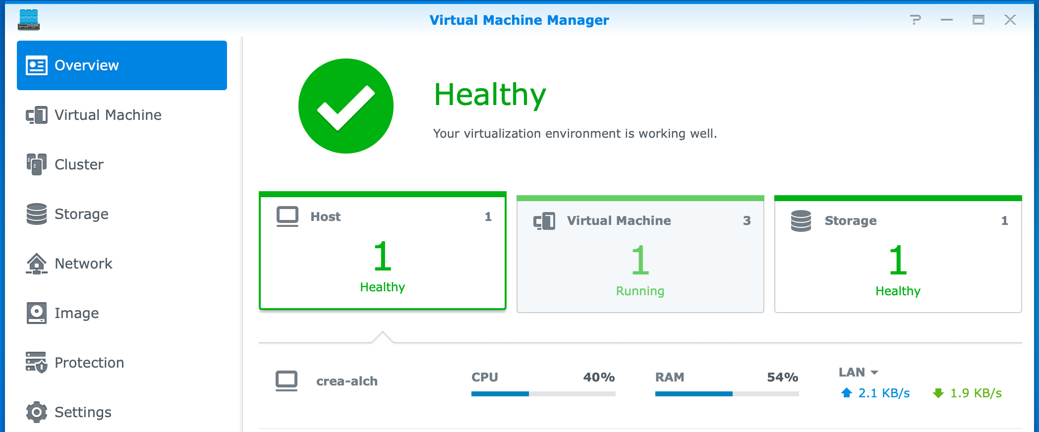 synology, virtual machine manager, dsm6