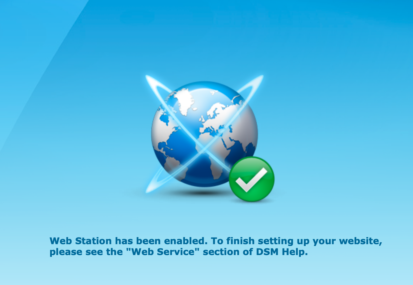 synology, web station, index.html, dsm6