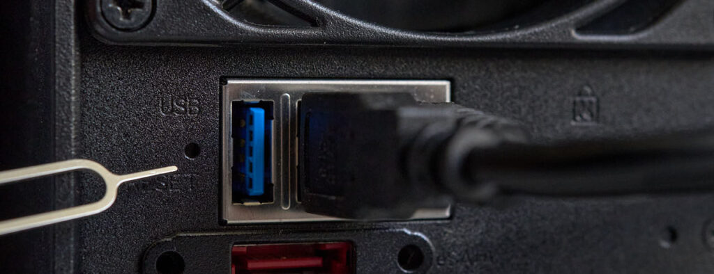 how to reset a synology NAS