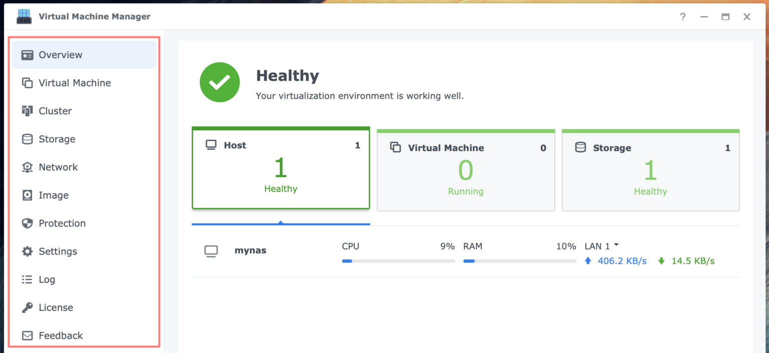 Google Virtual Machine Manager Using Virtual Machine Manager On Synology - Storage Alchemist
