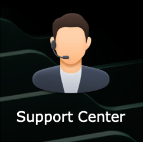 appliance console, support center, icon, activeprotect manager, apm